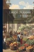 Lirica di Annie Vivanti