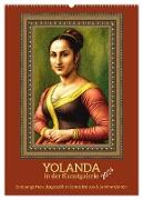 Yolanda in der Kunstgalerie (Wandkalender 2024 DIN A2 hoch), CALVENDO Monatskalender