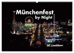 München Fest by Night (Wandkalender 2024 DIN A2 quer), CALVENDO Monatskalender