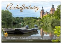 Aschaffenburg - Ein Streifzug durch die liebenswerte Stadt am Main (Wandkalender 2024 DIN A2 quer), CALVENDO Monatskalender