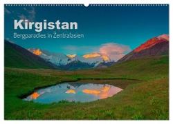 Kirgistan Bergparadies in Zentralasien (Wandkalender 2024 DIN A2 quer), CALVENDO Monatskalender