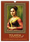 Yolanda in der Kunstgalerie (Wandkalender 2024 DIN A4 hoch), CALVENDO Monatskalender