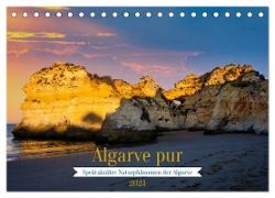 Algarve pur (Tischkalender 2024 DIN A5 quer), CALVENDO Monatskalender