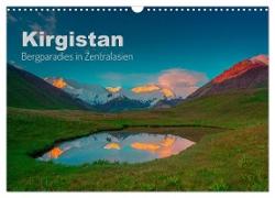Kirgistan Bergparadies in Zentralasien (Wandkalender 2024 DIN A3 quer), CALVENDO Monatskalender