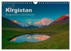 Kirgistan Bergparadies in Zentralasien (Wandkalender 2024 DIN A4 quer), CALVENDO Monatskalender