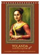 Yolanda in der Kunstgalerie (Tischkalender 2024 DIN A5 hoch), CALVENDO Monatskalender
