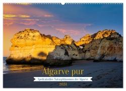 Algarve pur (Wandkalender 2024 DIN A2 quer), CALVENDO Monatskalender