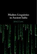 Modern Linguistics in Ancient India