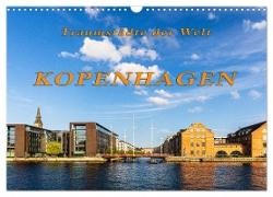 Kopenhagen - Traumstädte der Welt (Wandkalender 2024 DIN A3 quer), CALVENDO Monatskalender