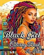 Black Girl Coloring Book for Adults