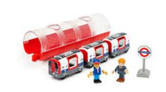 BRIO World – 36085 Trains of the World Londoner U-Bahn mit Licht und Sound | Spielzeugzug mit Licht &amp, Sound für Kinder ab 3 Jahren