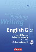 English G 21, Ausgabe A, Band 4: 8. Schuljahr, Vorschläge zur Leistungsmessung, Kopiervorlagen mit CD, Inhaltlich identisch mit 978-3-06-032063-9