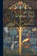 Studia Callimachea, Volume 1