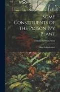 Some Constituents of the Poison Ivy Plant: (Rhus Toxicodendron)