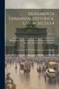 Monumenta Germaniae historica. Legum sectio 4: Constitutiones et acta publica imperatorum et regum, Volume 1