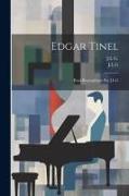 Edgar Tinel, essai biographique par J.L.G