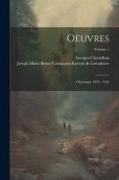 Oeuvres: Chronique 1419 - 1422, Volume 1