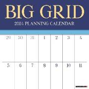 Big Grid (Jewel) 2024 12 X 12 Wall Calendar