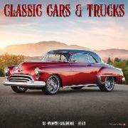 Classic Cars & Trucks 12 X 12 Wall Calendar