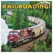 Railroading 2024 12 X 12 Wall Calendar