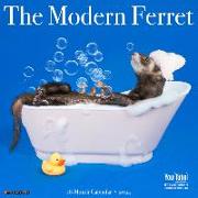 Modern Ferret 2024 12 X 12 Wall Calendar