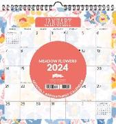 Meadow Flowers 2024 12 X 12 Spiral Wall Calendar