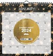 Starry Night 2024 12 X 12 Spiral Wall Calendar