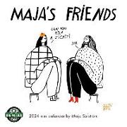 Maja's Friends 2024 Mini Wall Calendar