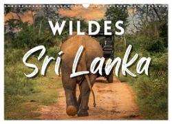 Wildes Sri Lanka (Wandkalender 2024 DIN A3 quer), CALVENDO Monatskalender
