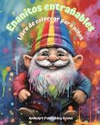 Enanitos entrañables | Libro de colorear para niños | Escenas divertidas y creativas del Bosque Mágico