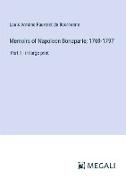 Memoirs of Napoleon Bonaparte, 1769-1797