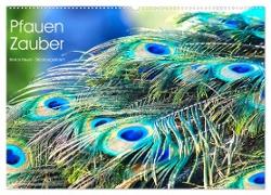 Pfauen Zauber (Wandkalender 2024 DIN A2 quer), CALVENDO Monatskalender