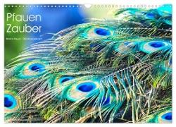 Pfauen Zauber (Wandkalender 2024 DIN A3 quer), CALVENDO Monatskalender