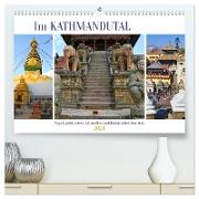 Im Kathmandutal (hochwertiger Premium Wandkalender 2024 DIN A2 quer), Kunstdruck in Hochglanz