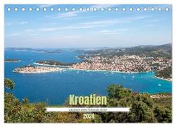 Kroatien - Zauberhaftes ¿ibenik-Knin (Tischkalender 2024 DIN A5 quer), CALVENDO Monatskalender