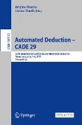 Automated Deduction ¿ CADE 29