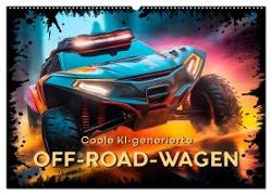 Coole KI-generierte OFF-ROAD-WAGEN (Wandkalender 2024 DIN A2 quer), CALVENDO Monatskalender