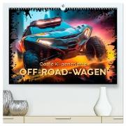 Coole KI-generierte OFF-ROAD-WAGEN (hochwertiger Premium Wandkalender 2024 DIN A2 quer), Kunstdruck in Hochglanz