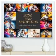 Judo und Motivation (hochwertiger Premium Wandkalender 2024 DIN A2 quer), Kunstdruck in Hochglanz