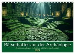 Rätselhaftes aus der Archäologie (Wandkalender 2024 DIN A3 quer), CALVENDO Monatskalender