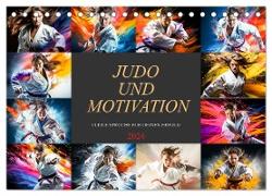 Judo und Motivation (Tischkalender 2024 DIN A5 quer), CALVENDO Monatskalender