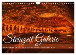 Steinzeit Galerie (Wandkalender 2024 DIN A4 quer), CALVENDO Monatskalender