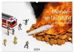 Mandelentzündung ... und andere Mini-Welten (Wandkalender 2024 DIN A2 quer), CALVENDO Monatskalender
