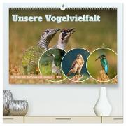 Unsere Vogelvielfalt: Ein Schatz zum Entdecken und Schützen (hochwertiger Premium Wandkalender 2024 DIN A2 quer), Kunstdruck in Hochglanz