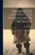 Mémoire sur L'authenticité de la Lettre de Toscanelli