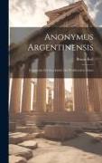 Anonymus Argentinensis: Fragmente zur Geschichte des Perikleischen Athen