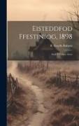 Eisteddfod Ffestiniog, 1898: Awdl y Gadair-Awen