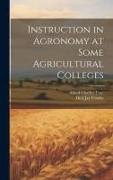 Instruction in Agronomy at Some Agricultural Colleges