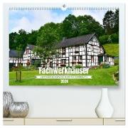 Fachwerkhäuser - Historische Gebäude rund um Simmerath (hochwertiger Premium Wandkalender 2024 DIN A2 quer), Kunstdruck in Hochglanz