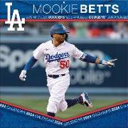 Los Angeles Dodgers Mookie Betts 2024 12x12 Player Wall Calendar